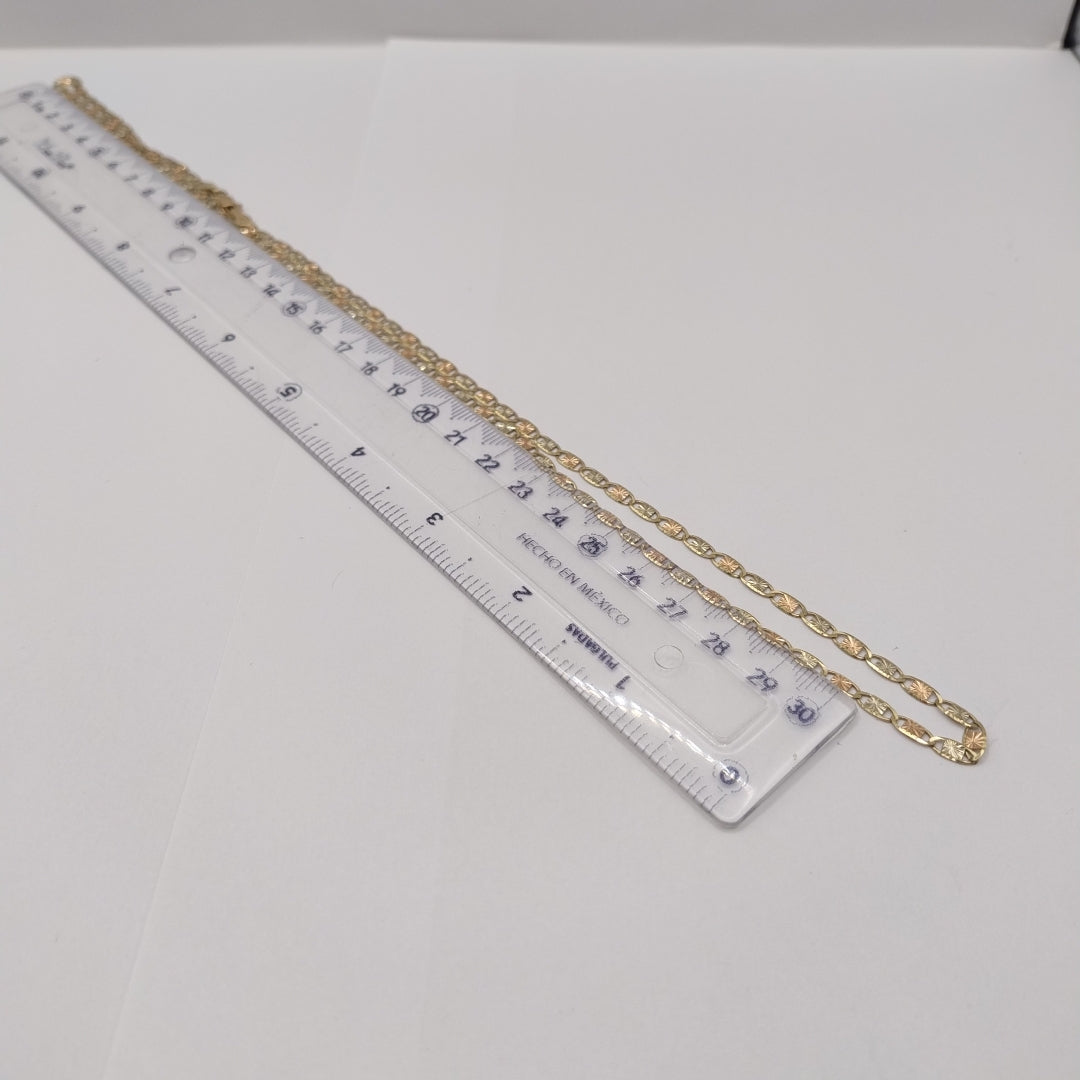CADENA ORO, ORO COMBINADO 10 K 7 GRMS (SEMINUEVO)