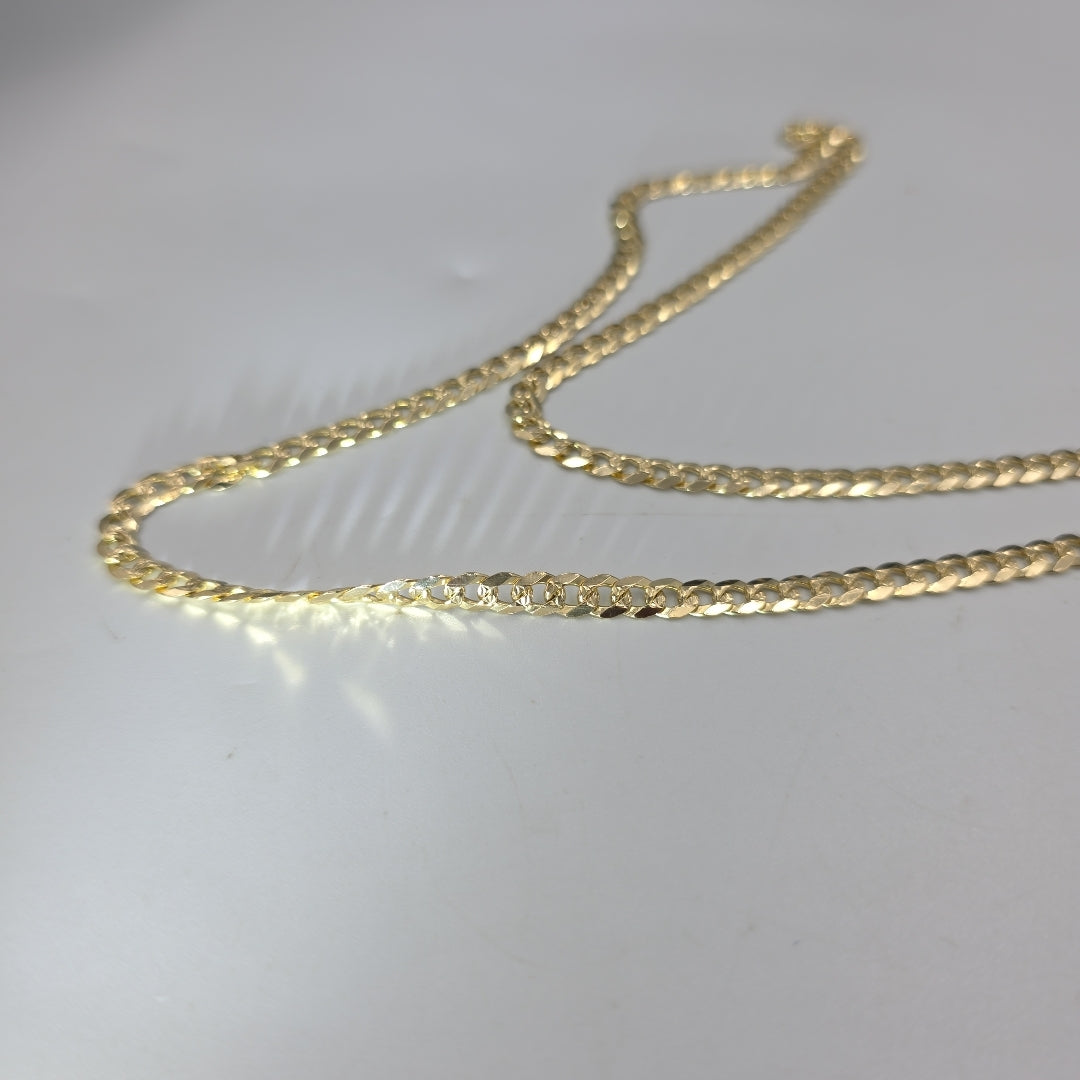 CADENA BARBADA 14K 60 CM 21.3 GR (NUEVO)