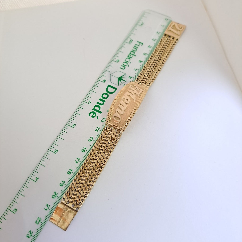 ESCLAVA ORO 14 K 39.8 GRMS (SEMINUEVO)
