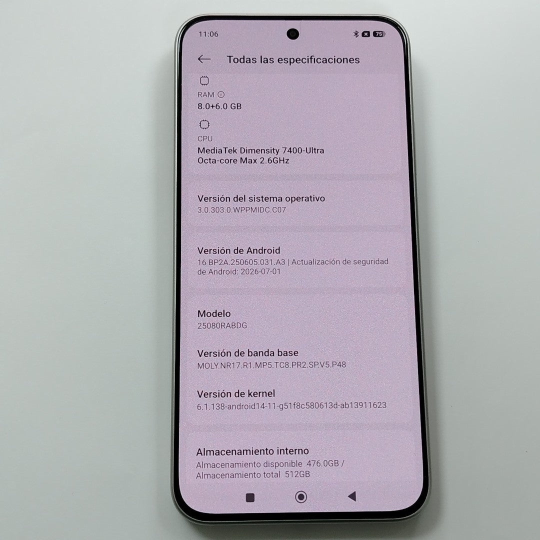 CELULAR XIAOMI REDMI NOTE 15 PRO 5G 25080RABDG (2026) 512 GB 8 GB RAM (SEMINUEVO)