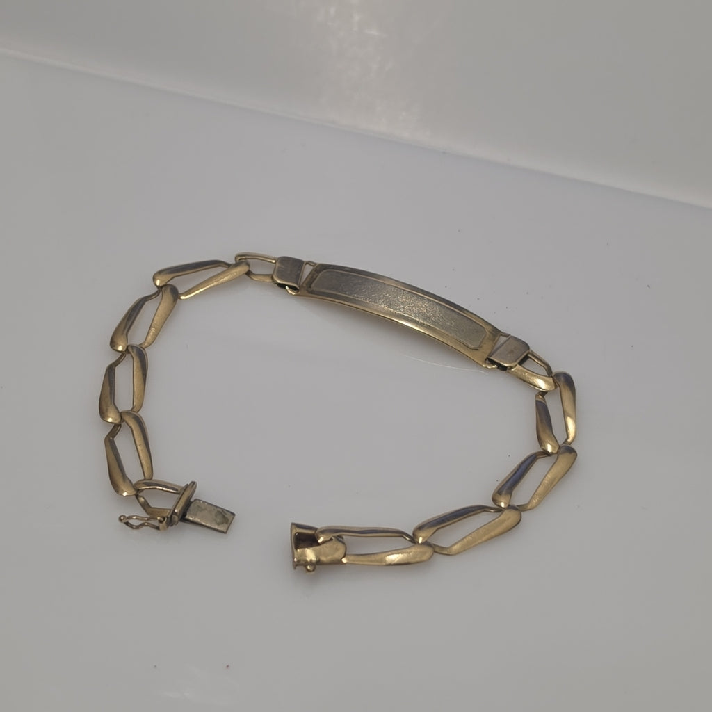 ESCLAVA ORO COMBINADO 14 K 12.3 GRMS (SEMINUEVO)
