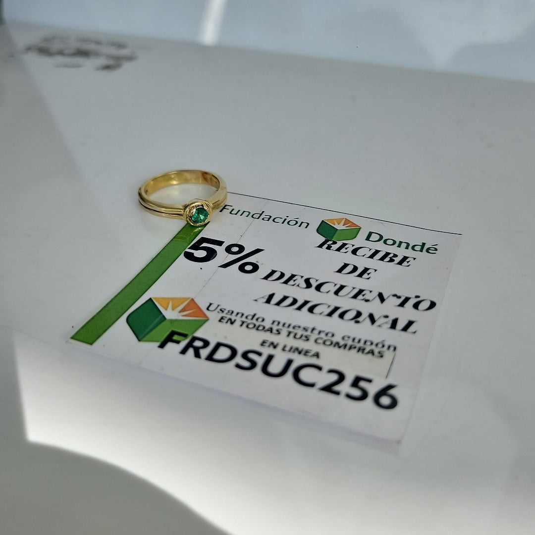 SOLITARIO ORO 14 K 3,70 GRMS (SEMINUEVO)