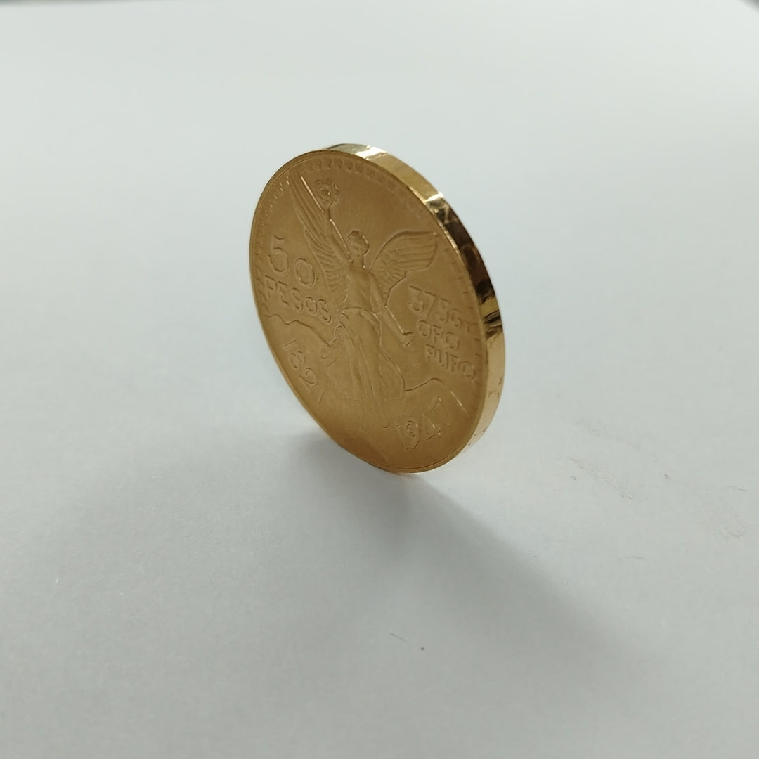 K1 41.6 GRMS 21 K IDENTIFICACIÓN MONEDA NOMINATIVA MONEDAS PESOS 50 PESOS (SEMINUEVO)