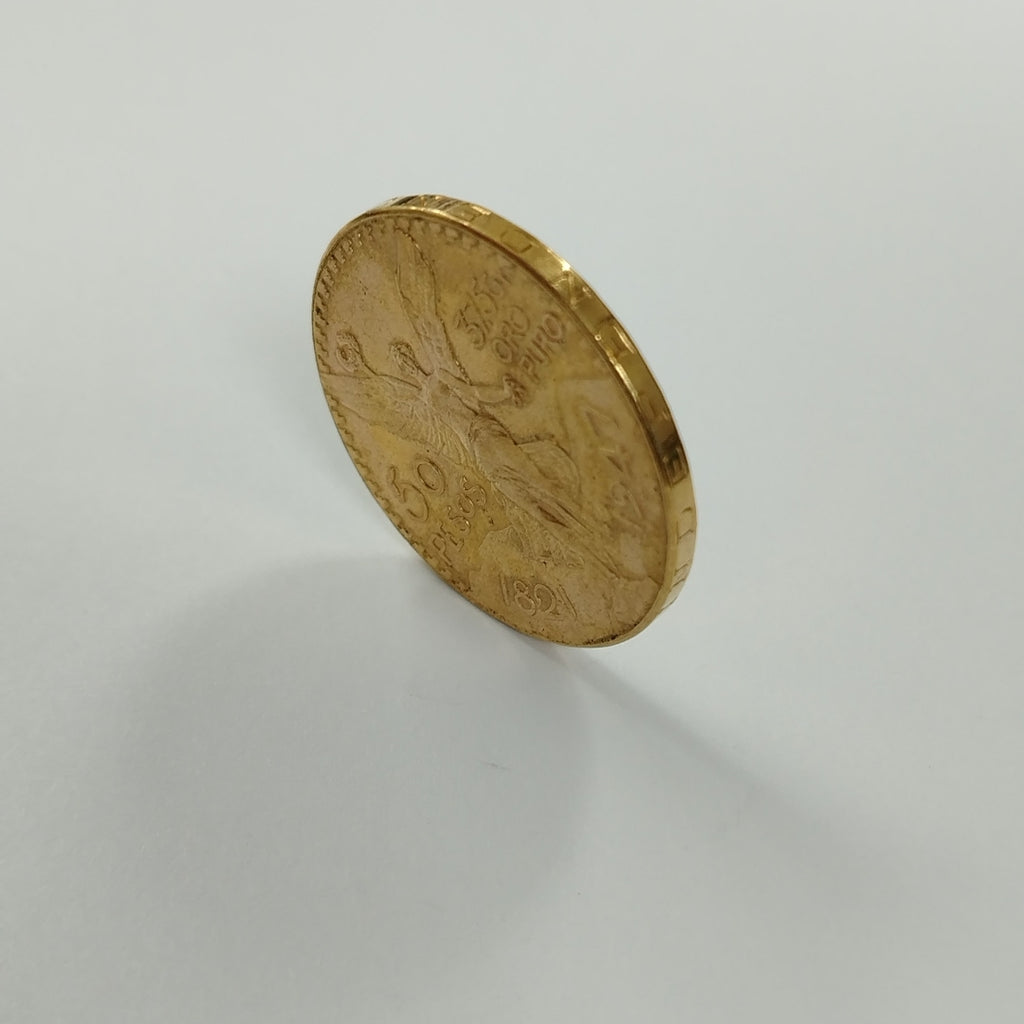 K1 41.6 GRMS 21 K IDENTIFICACIÓN MONEDA NOMINATIVA MONEDAS PESOS 50 PESOS (SEMINUEVO)