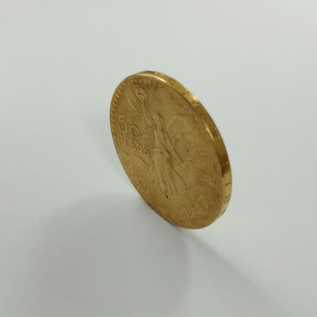 K1 41.6 GRMS 21 K IDENTIFICACIÓN MONEDA NOMINATIVA MONEDAS PESOS 50 PESOS (SEMINUEVO)