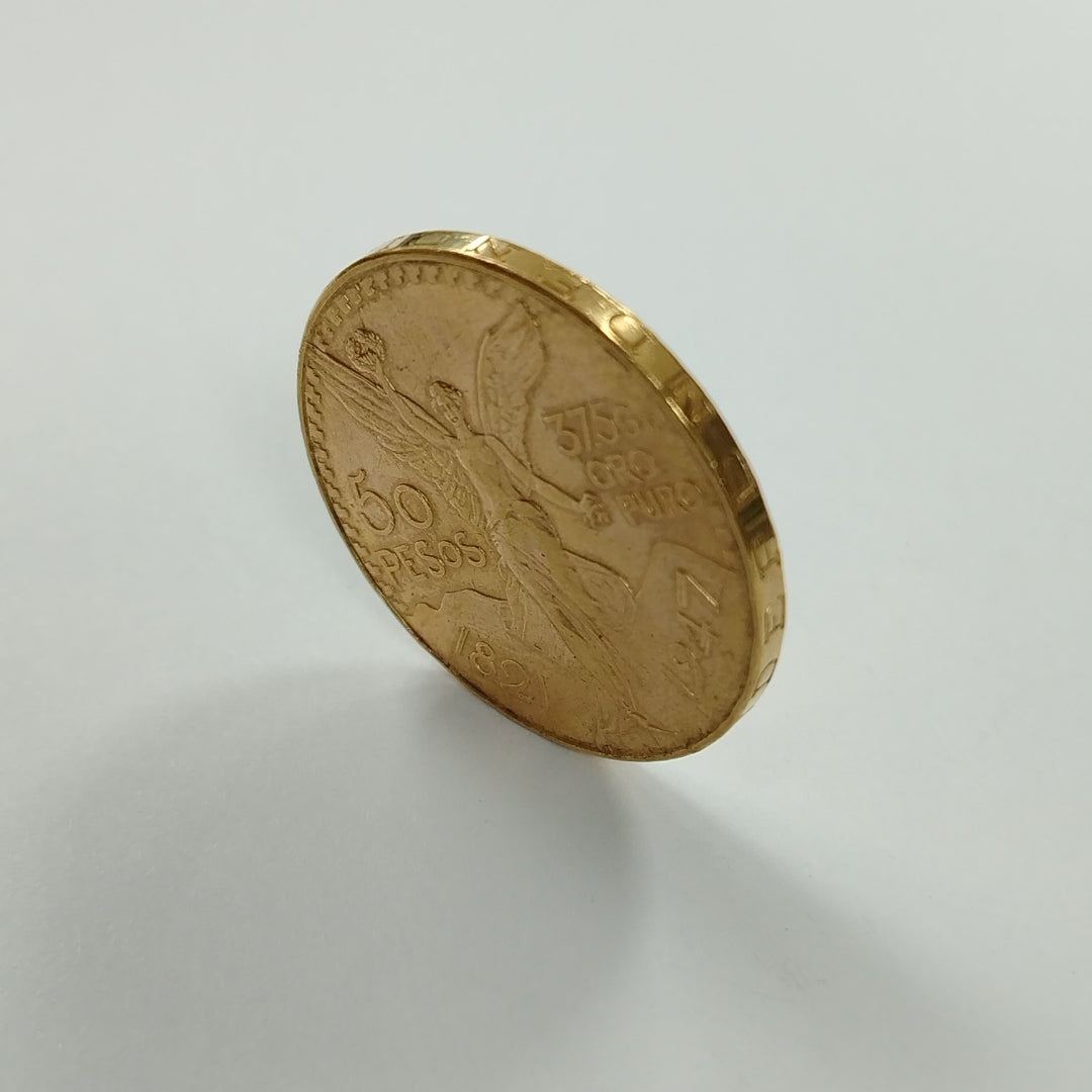 K1 41.6 GRMS 21 K IDENTIFICACIÓN MONEDA NOMINATIVA MONEDAS PESOS 50 PESOS (SEMINUEVO)