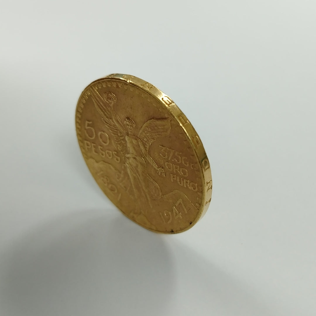 K1 41.6 GRMS 21 K IDENTIFICACIÓN MONEDA NOMINATIVA MONEDAS PESOS 50 PESOS (SEMINUEVO)