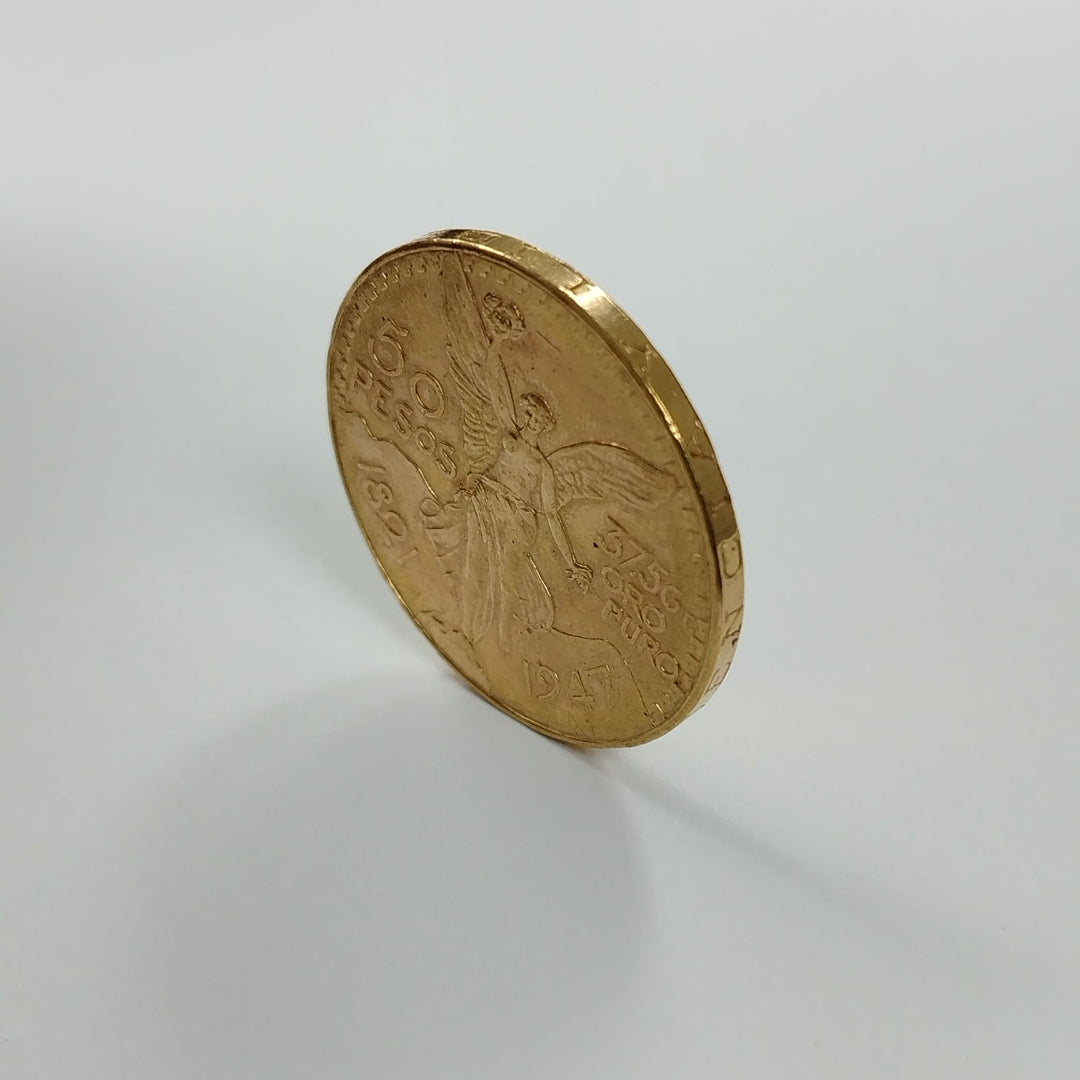 K1 41.6 GRMS 21 K IDENTIFICACIÓN MONEDA NOMINATIVA MONEDAS PESOS 50 PESOS (SEMINUEVO)