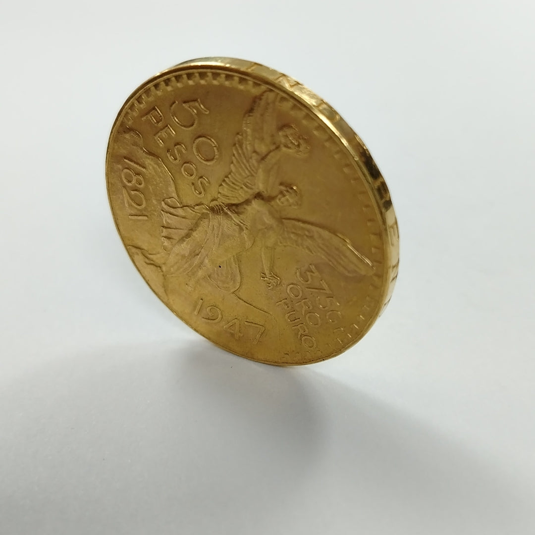 K1 41.6 GRMS 21 K IDENTIFICACIÓN MONEDA NOMINATIVA MONEDAS PESOS 50 PESOS (SEMINUEVO)