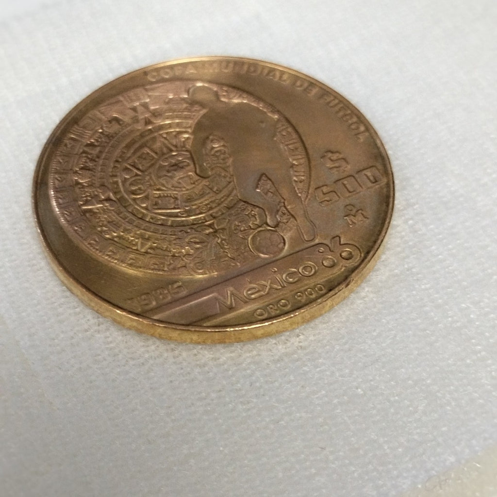 MEDALLA CONMEMORATIVA ORO 21 K 17.3 GRMS (SEMINUEVO)