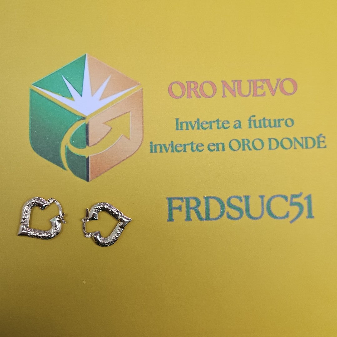ARETES ARRACADAS 14K 1.8 GR (NUEVO)