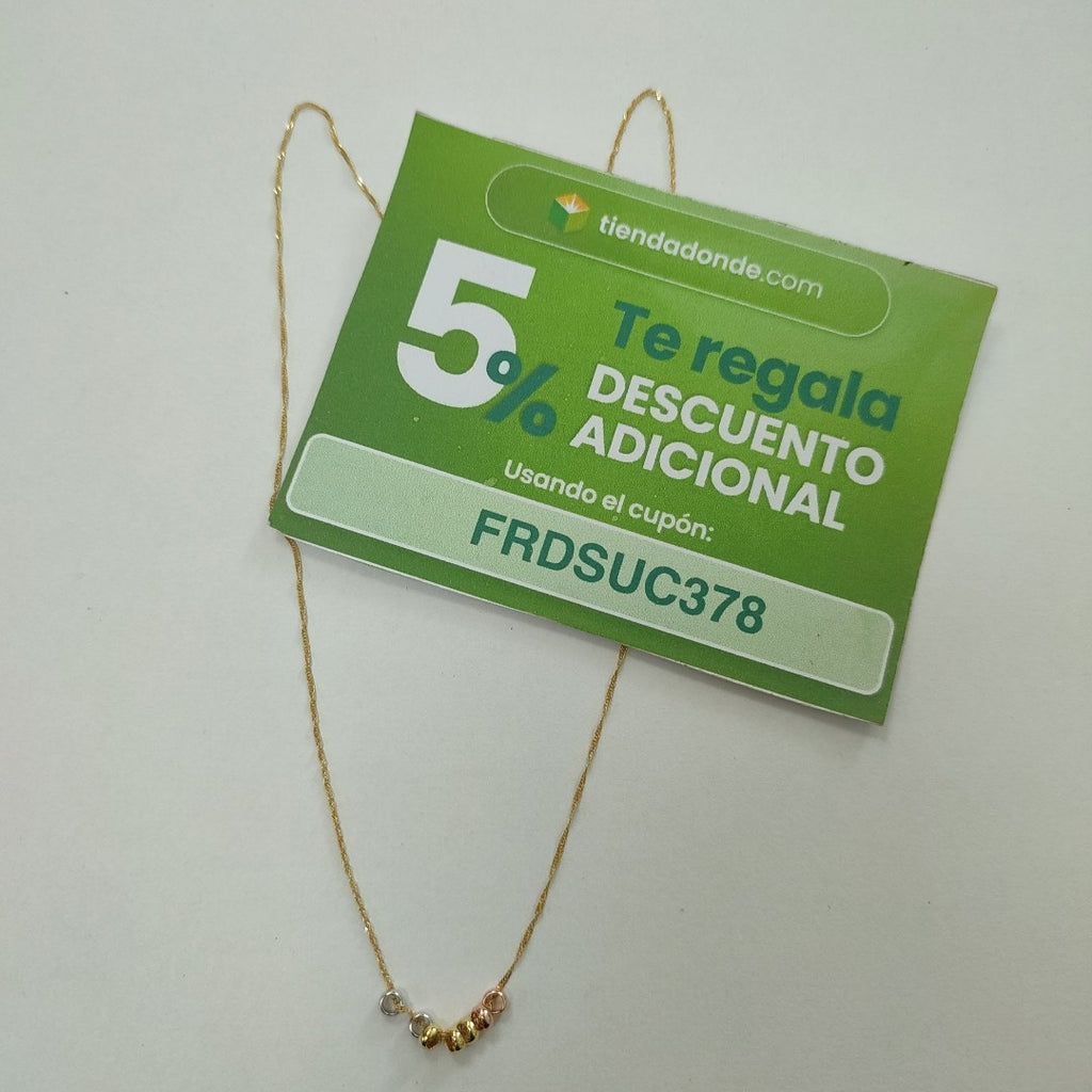 GARGANTILLA ORO 10 K 0.9 GRMS (SEMINUEVO)