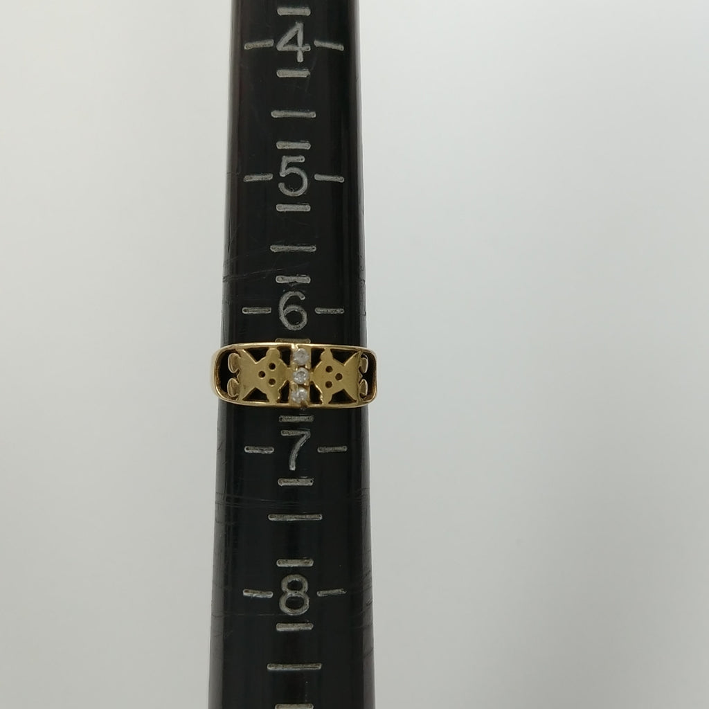 ANILLO ORO 14 K 1.8 GRMS (SEMINUEVO)