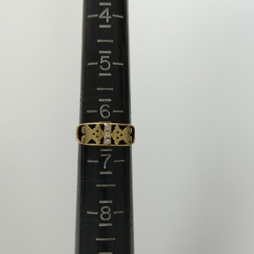 ANILLO ORO 14 K 1.8 GRMS (SEMINUEVO)