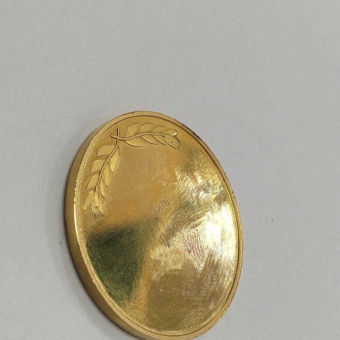 MEDALLA CONMEMORATIVA ORO 18 K 31.2 GRMS (SEMINUEVO)
