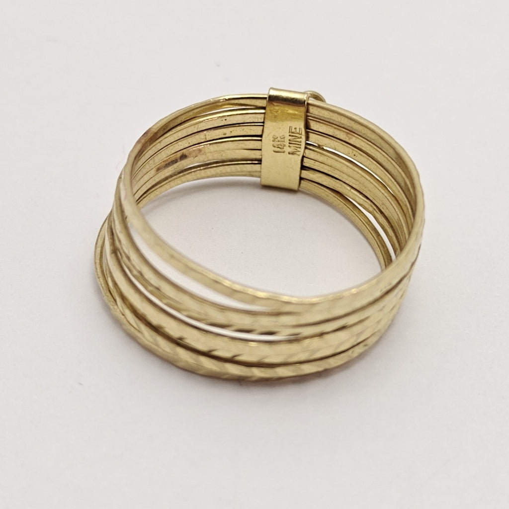 SEMANARIO DE ARGOLLAS ORO 14 K 4,30 GRMS (SEMINUEVO)