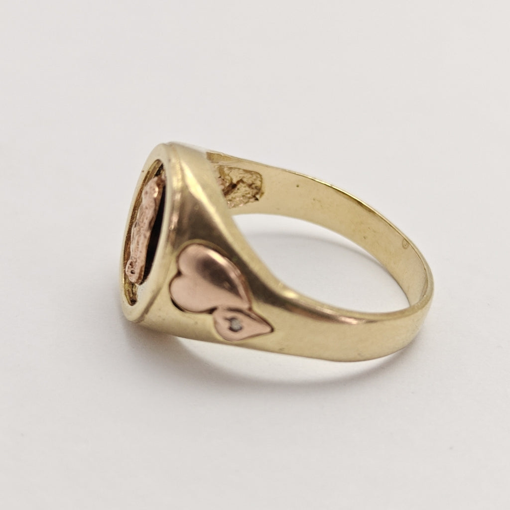 ANILLITO ORO COMBINADO 14 K 5,00 GRMS (SEMINUEVO)