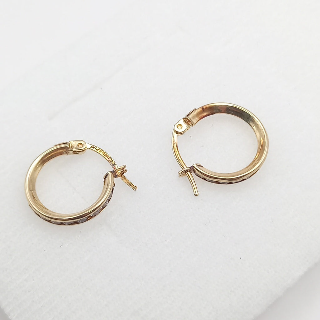 ARETES PAR ORO 10 K 1,20 GRMS (SEMINUEVO)