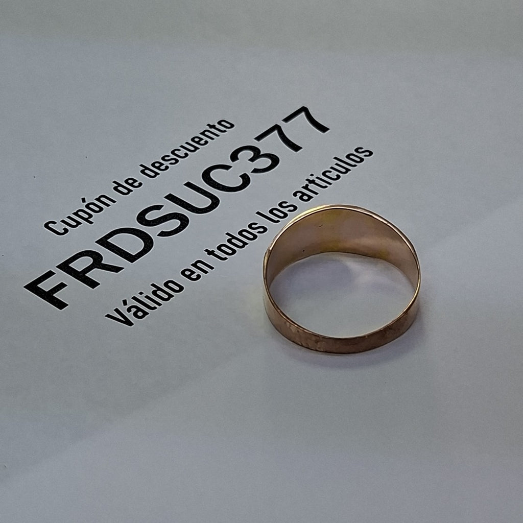 ANILLO DE GRADUACIÓN ORO 10 K 3.1 GRMS (SEMINUEVO)