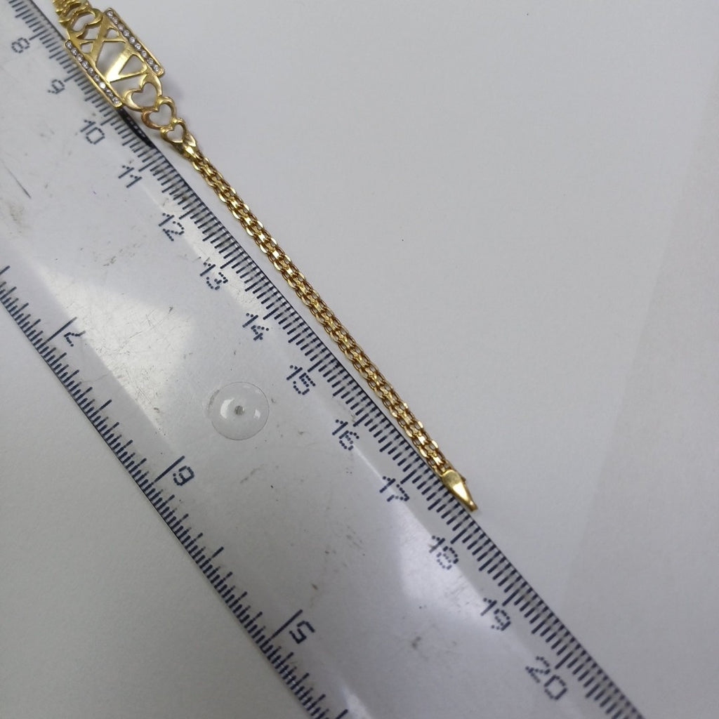 PULSERA ORO 10 K 2.9 GRMS (SEMINUEVO)