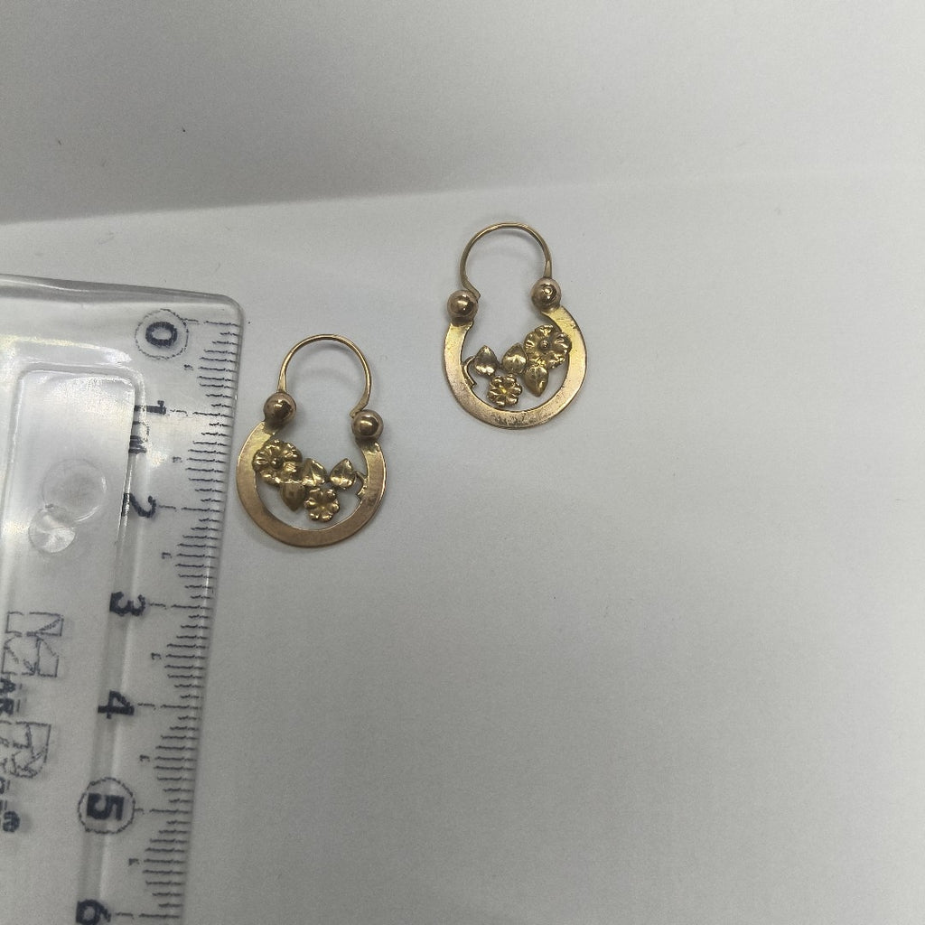 ARRACADAS PAR ORO 8 K 1,50 GRMS (SEMINUEVO)