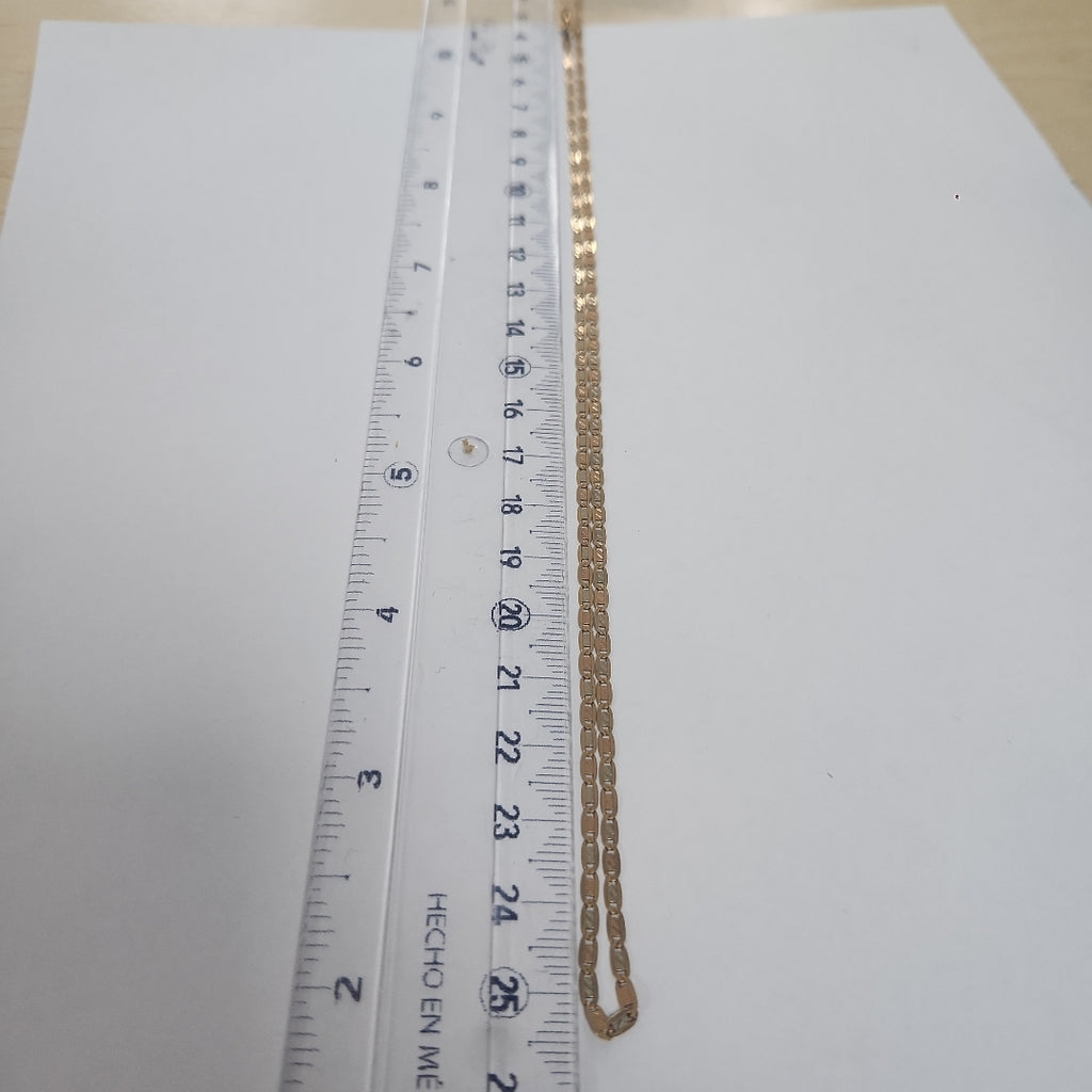 CADENA ORO COMBINADO 14 K 3,90 GRMS (SEMINUEVO)