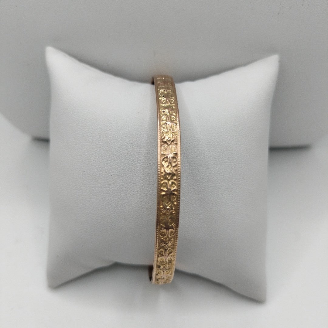 PULSERA RIGIDA ORO 10 K 10.2 GRMS (SEMINUEVO)