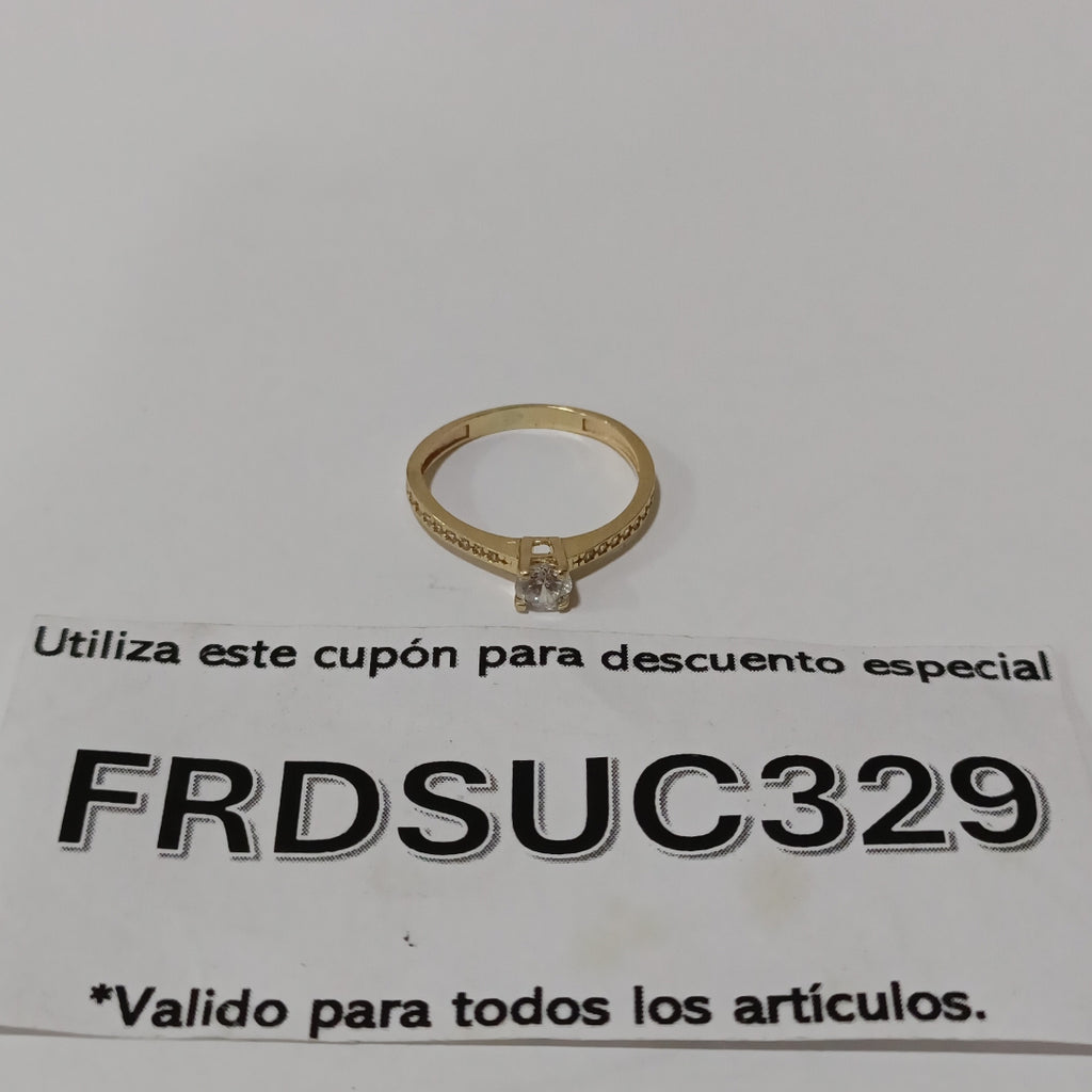 SOLITARIO ORO 10 K 1,30 GRMS (SEMINUEVO)