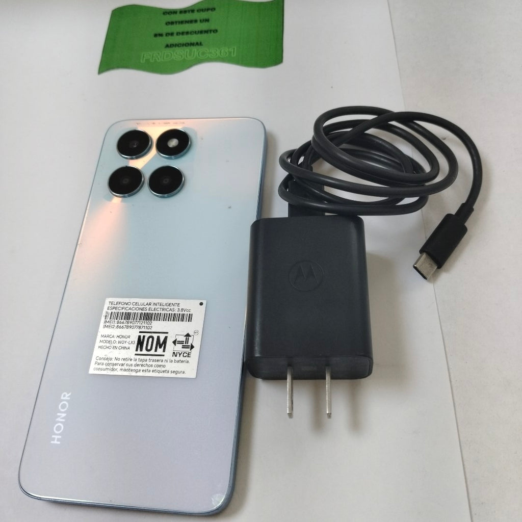 CELULAR HONOR X6A WDY-LX3 (2023) 256 GB 6 GB RAM (SEMINUEVO)