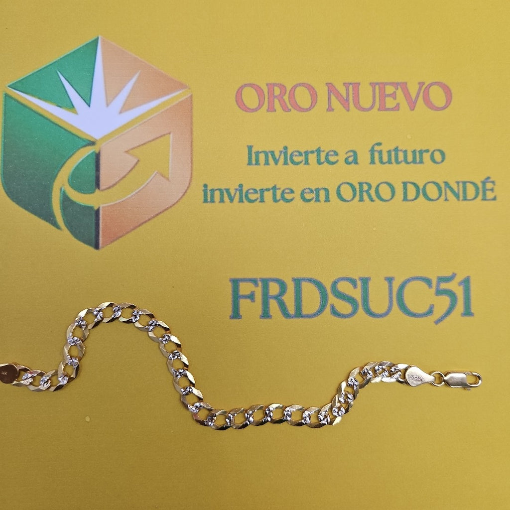 PULSERA BARBADA 14K 21 CM 5.5 GR (NUEVO)