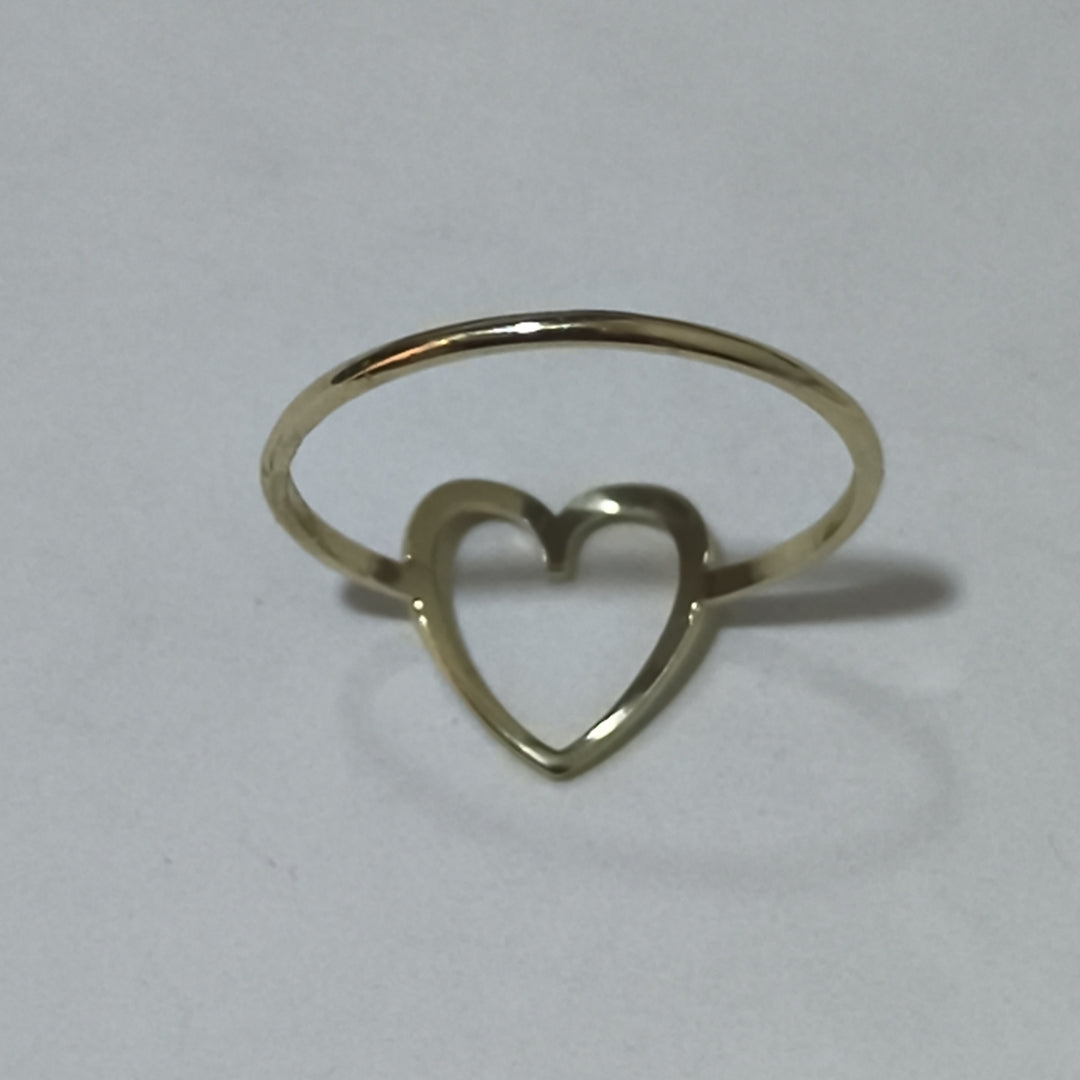 ANILLOS ANILLITO FIG CORAZON 10K TALLA 9 0.9 GR (NUEVO)