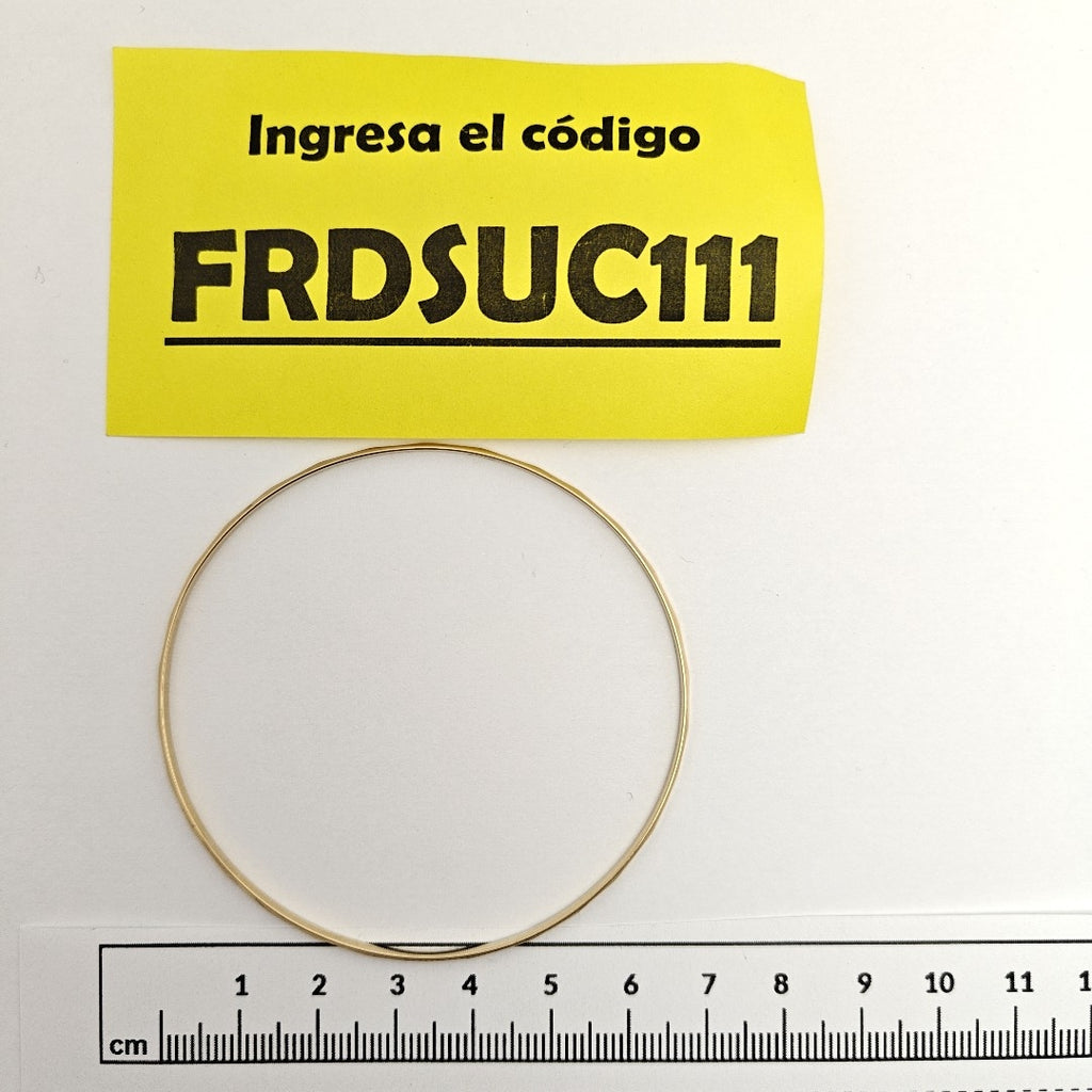 PULSERA RIGIDA ORO 18 K 5 GRMS (SEMINUEVO)