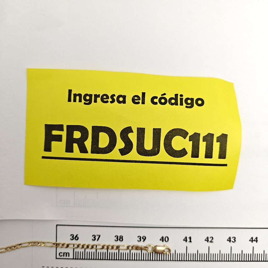 CADENA ORO 14 K 3,70 GRMS (SEMINUEVO)