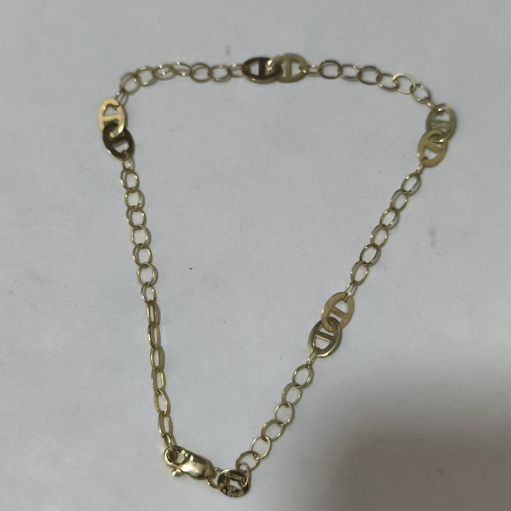 PULSERA ESPECIAL 14K 21 CM 1.9 GR (NUEVO)