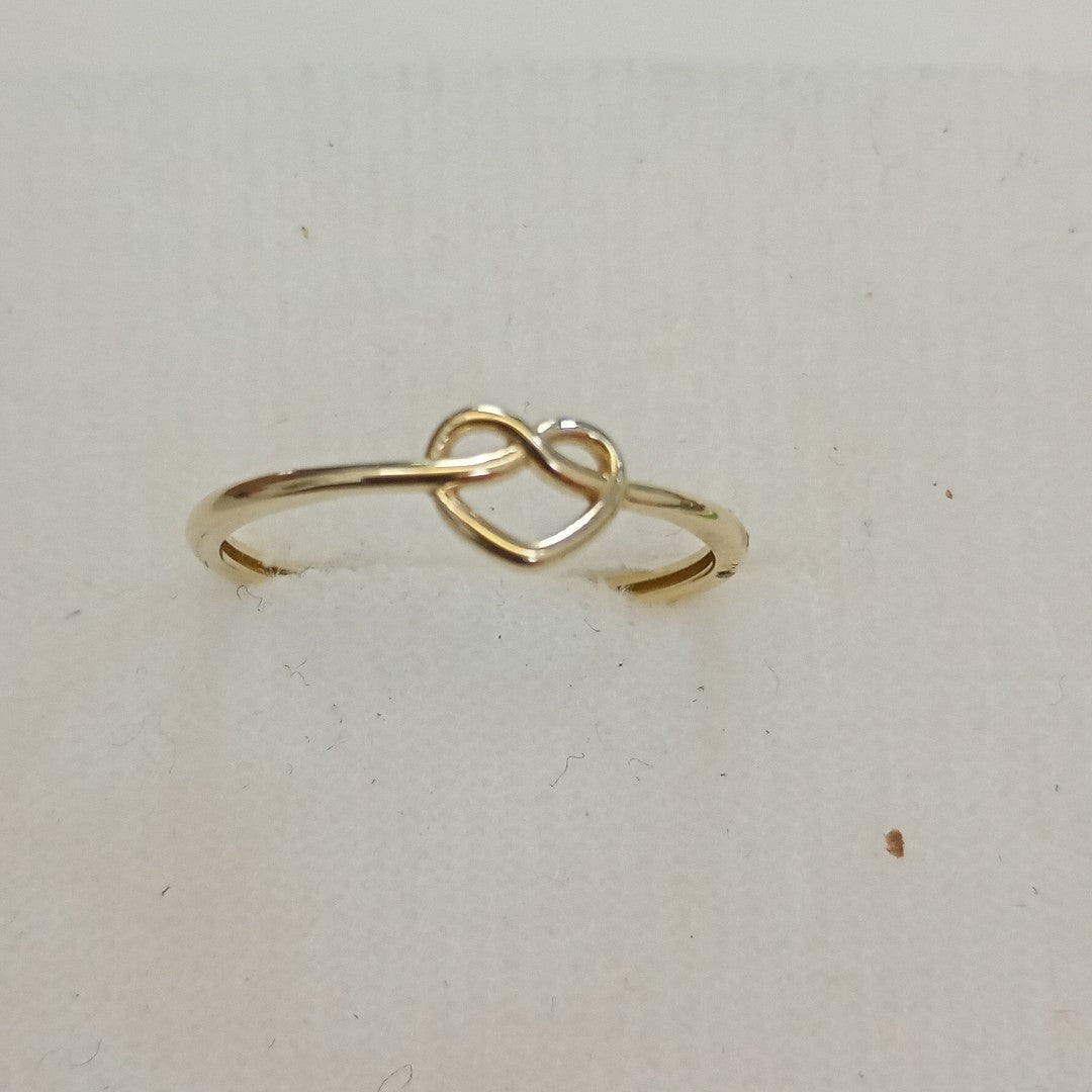 ANILLOS ANILLITO FIG CORAZON 10K TALLA 7 0.8 GR (NUEVO)