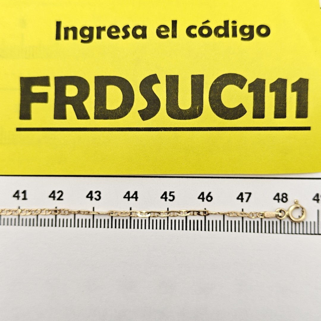 CADENA ORO 14 K 3,00 GRMS (SEMINUEVO)