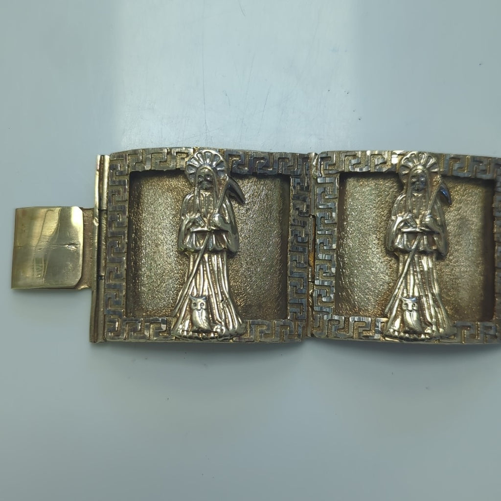 PULSERA RIGIDA ORO 10 K 87.6 GRMS (SEMINUEVO)
