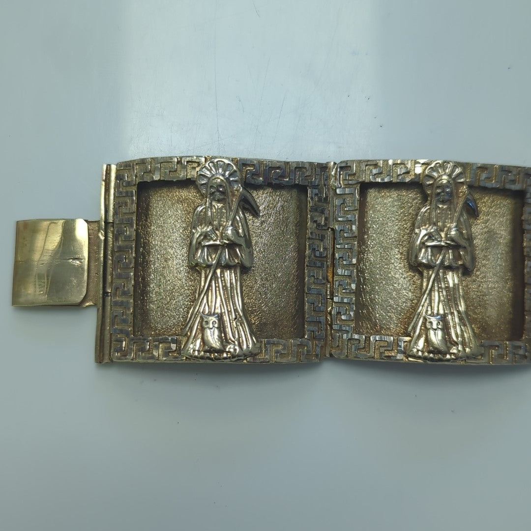 PULSERA RIGIDA ORO 10 K 87.6 GRMS (SEMINUEVO)