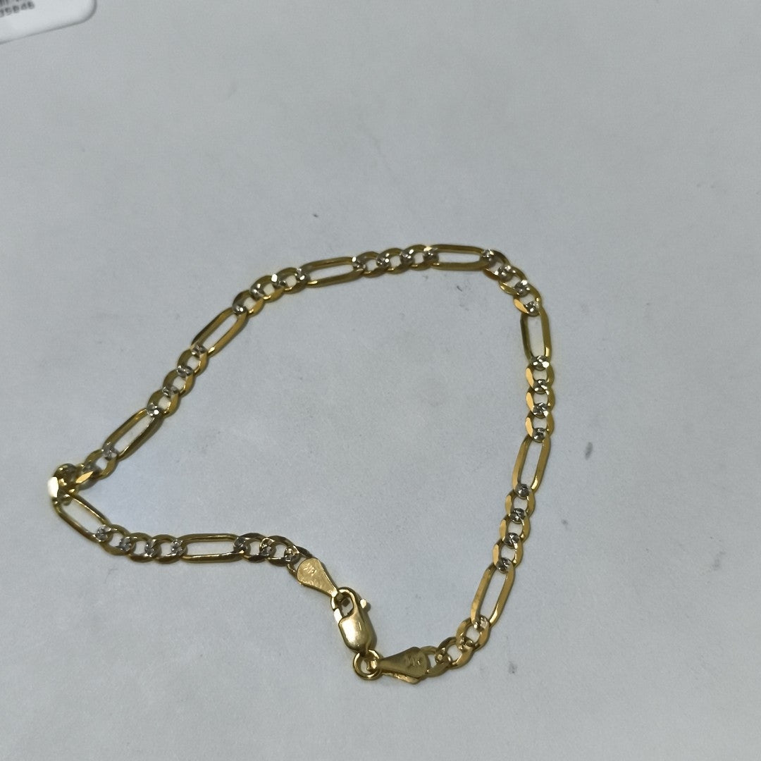 PULSERA 3X1 14K 21 CM 4.5 GR (NUEVO)