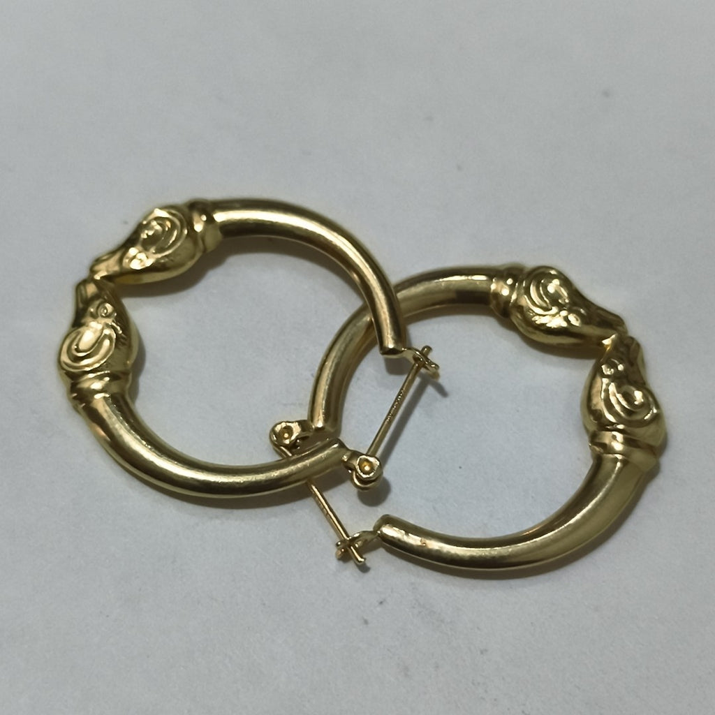 ARRACADAS PAR ORO 14 K 2,30 GRMS (SEMINUEVO)