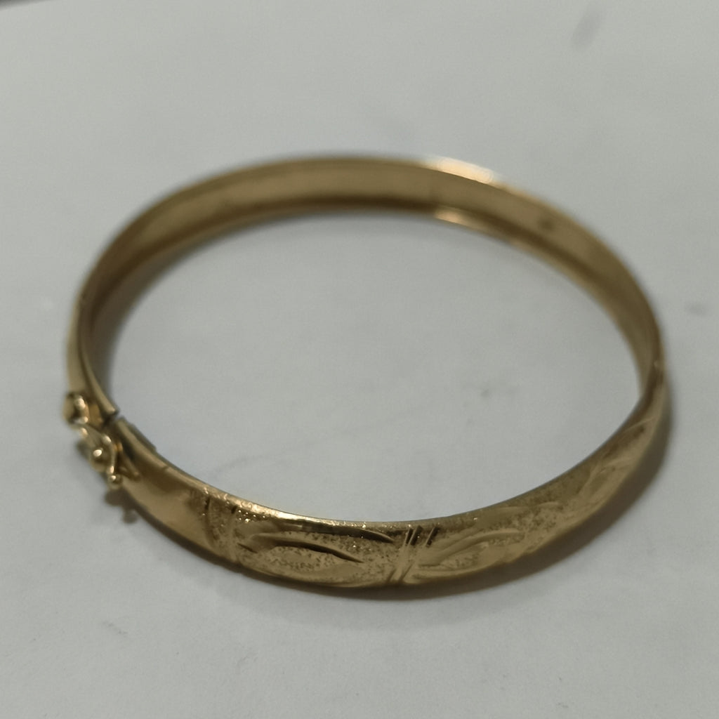 PULSERA RIGIDA ORO 14 K 7,20 GRMS (SEMINUEVO)
