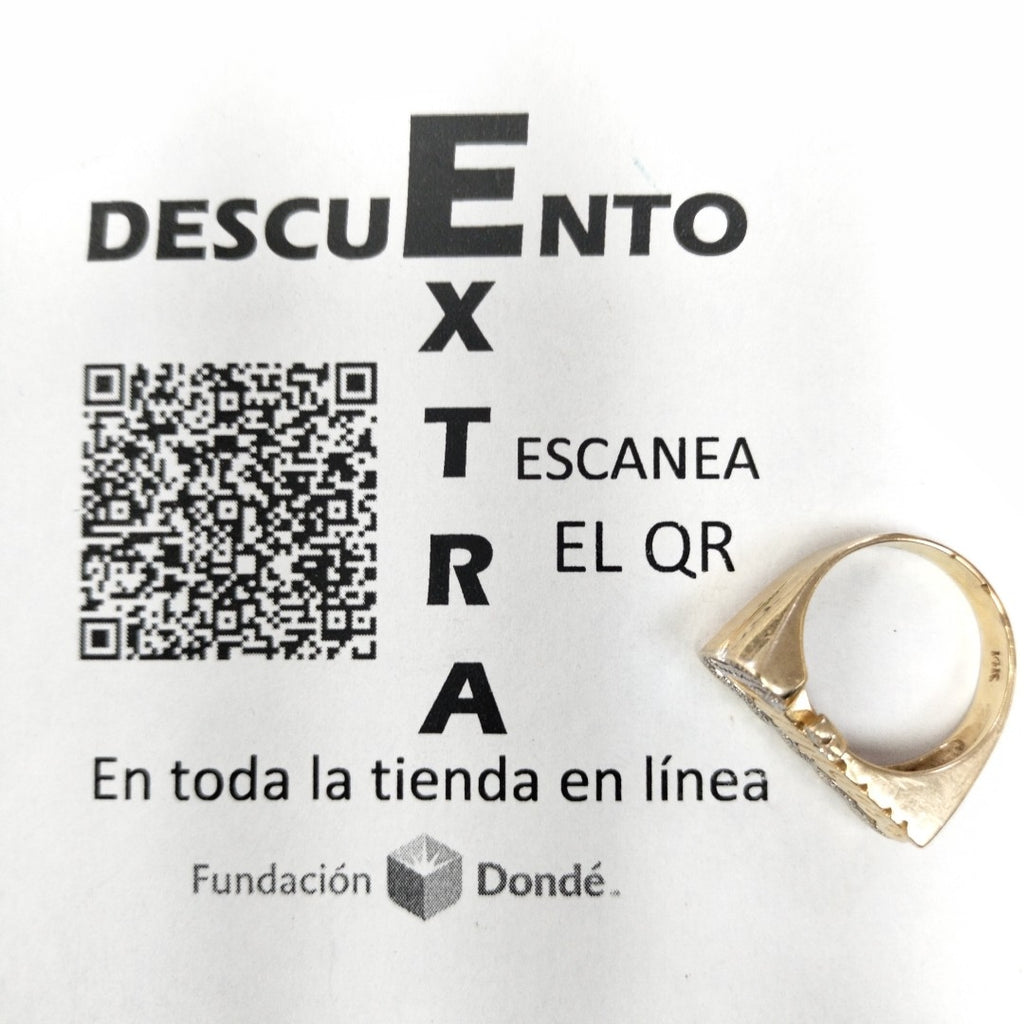 ANILLO ORO 14 K 5 GRMS (SEMINUEVO)