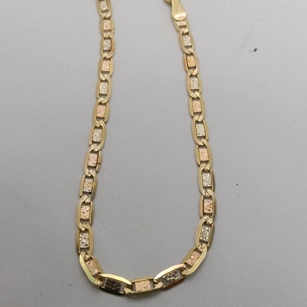 PULSERA ORO COMBINADO 14 K 3,80 GRMS (SEMINUEVO)