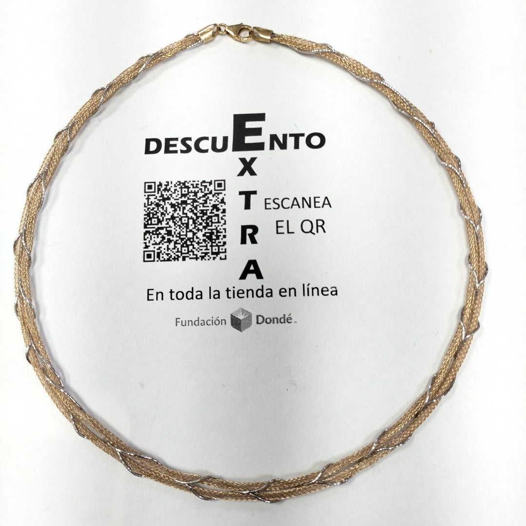 GARGANTILLA ORO 14 K 6.9 GRMS (SEMINUEVO)