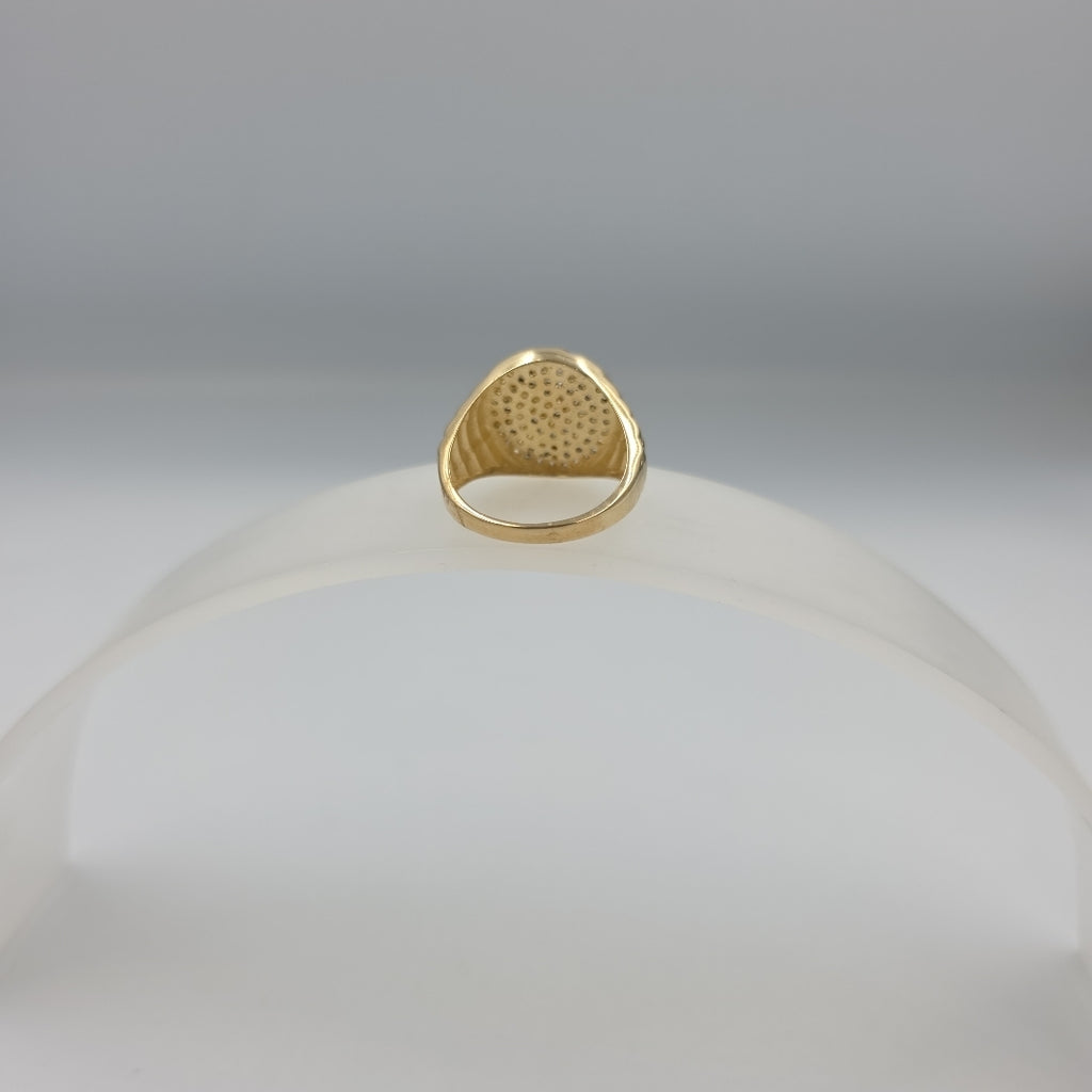 ANILLO C CIRCONIAS 14K 11 TALLA 8.1 GR (NUEVO)