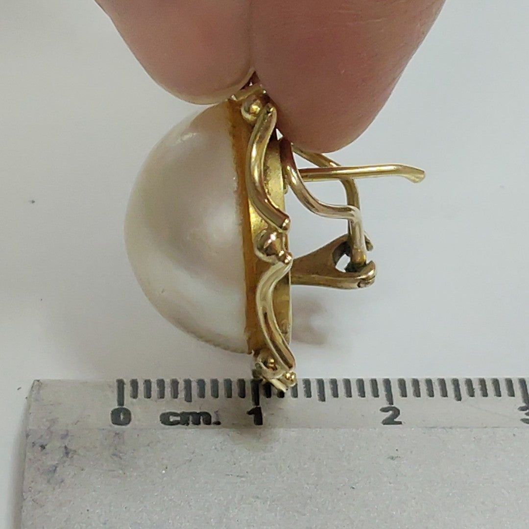 ARETES PAR ORO 14 K 17,20 GRMS (SEMINUEVO)