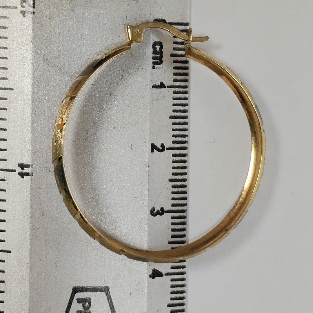 ARRACADAS PAR ORO COMBINADO 8 K 3,40 GRMS (SEMINUEVO)