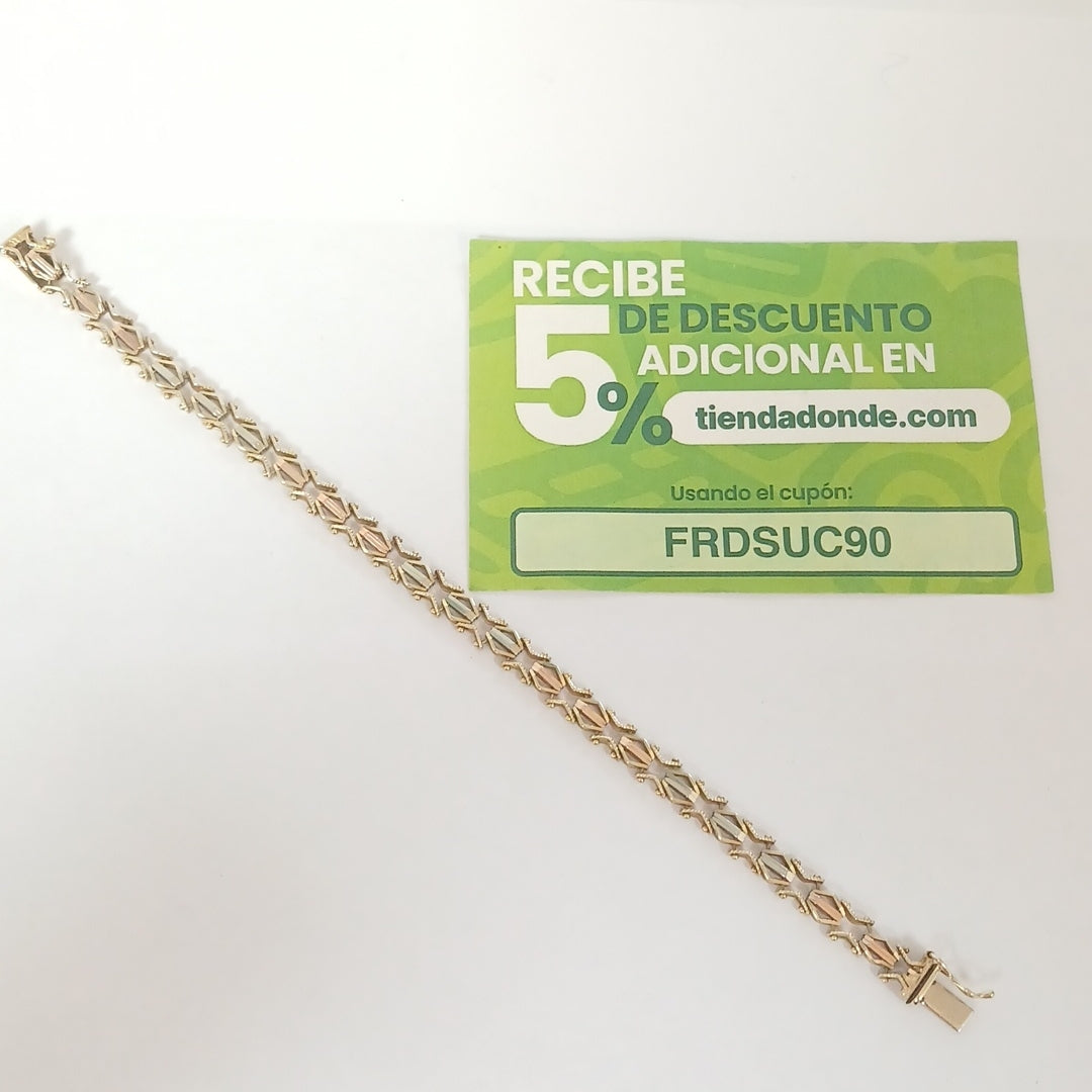 PULSERA ORO 14 K 9.2 GRMS (SEMINUEVO)