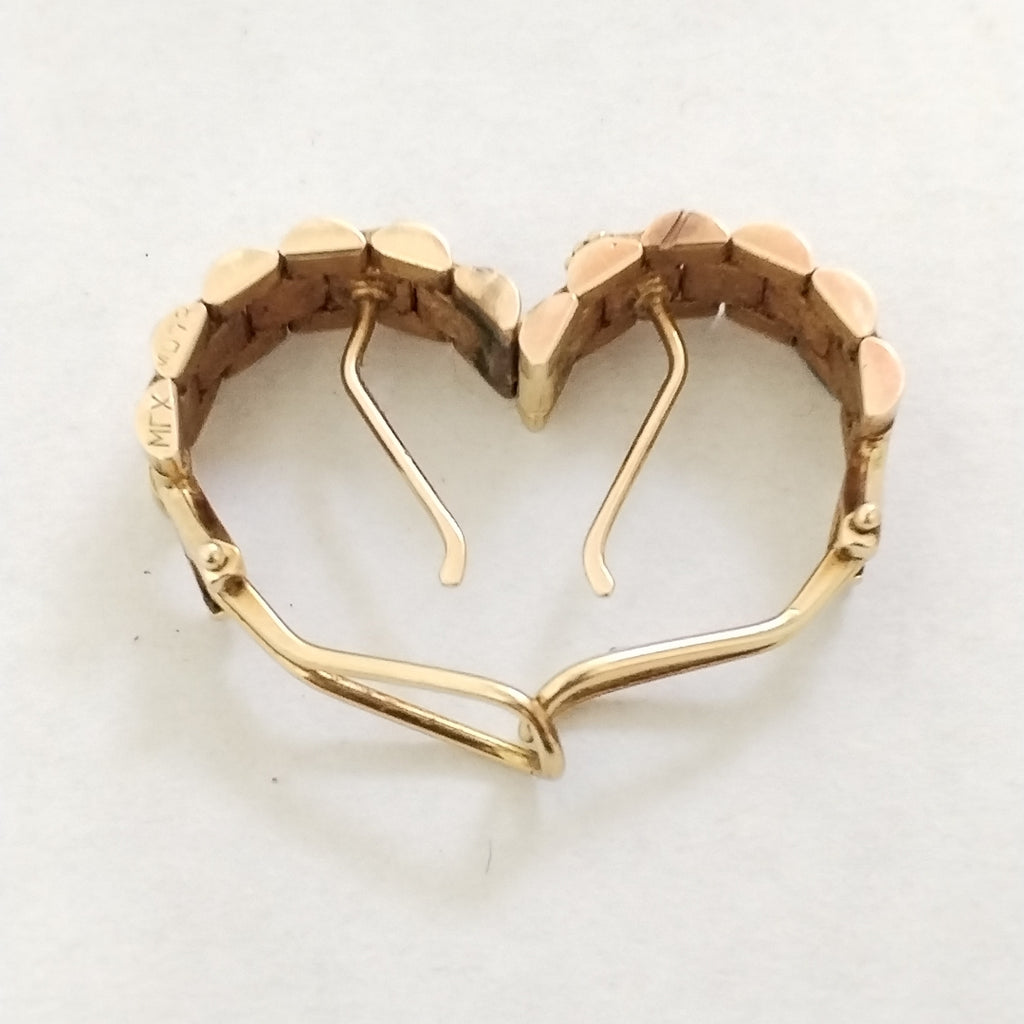 ARETES PAR ORO 14 K 11,30 GRMS (SEMINUEVO)