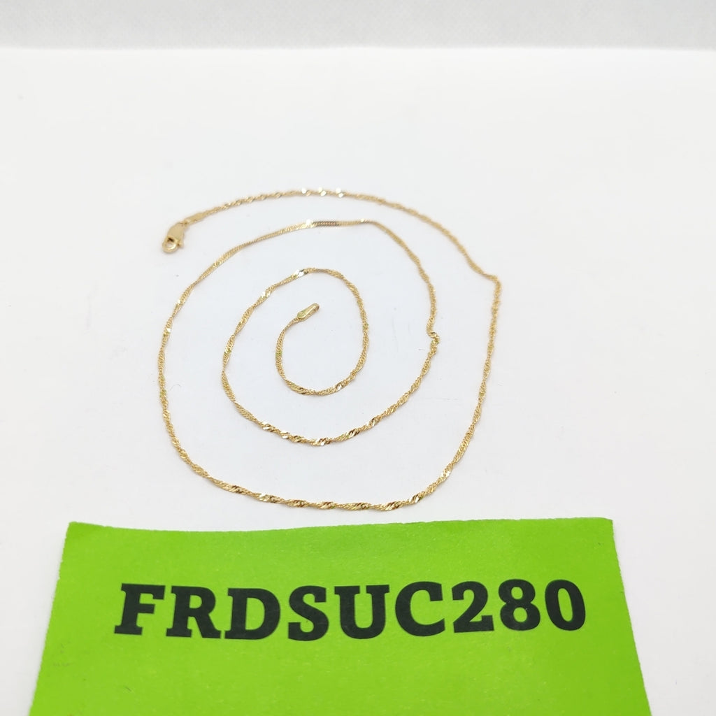 CADENA ORO 14 K 2,00 GRMS (SEMINUEVO)